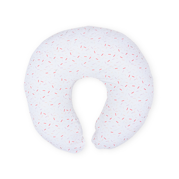 Nursing & Feeding Pillow – Red Dot Print Comfortable Support Cushion for Moms & Babies